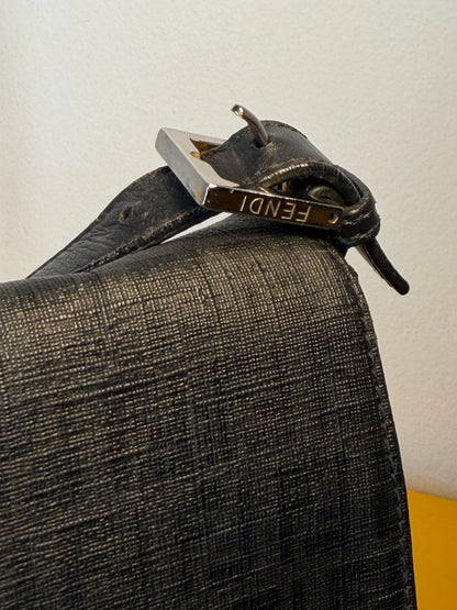 Fendi Mamma Tessuto Roll Nera