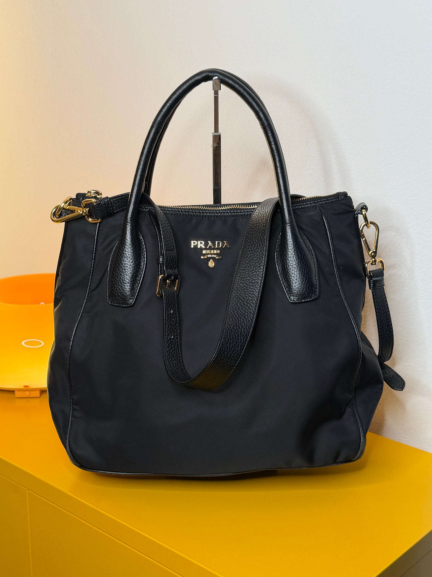 Prada Tote nylon e pelle