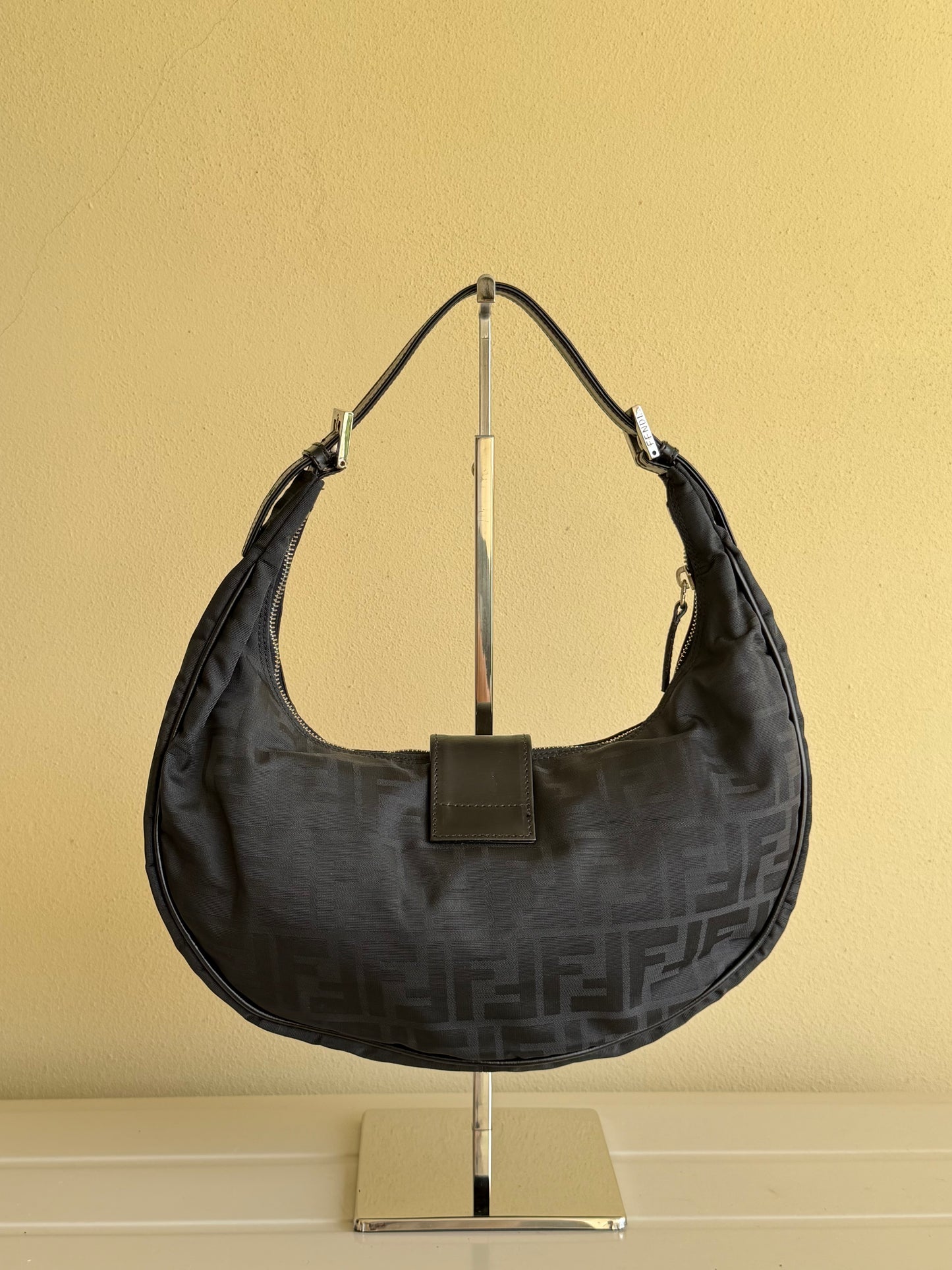 Fendi Croissant vintage nera