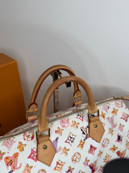 Louis Vuitton Speedy 35 Aquarelle