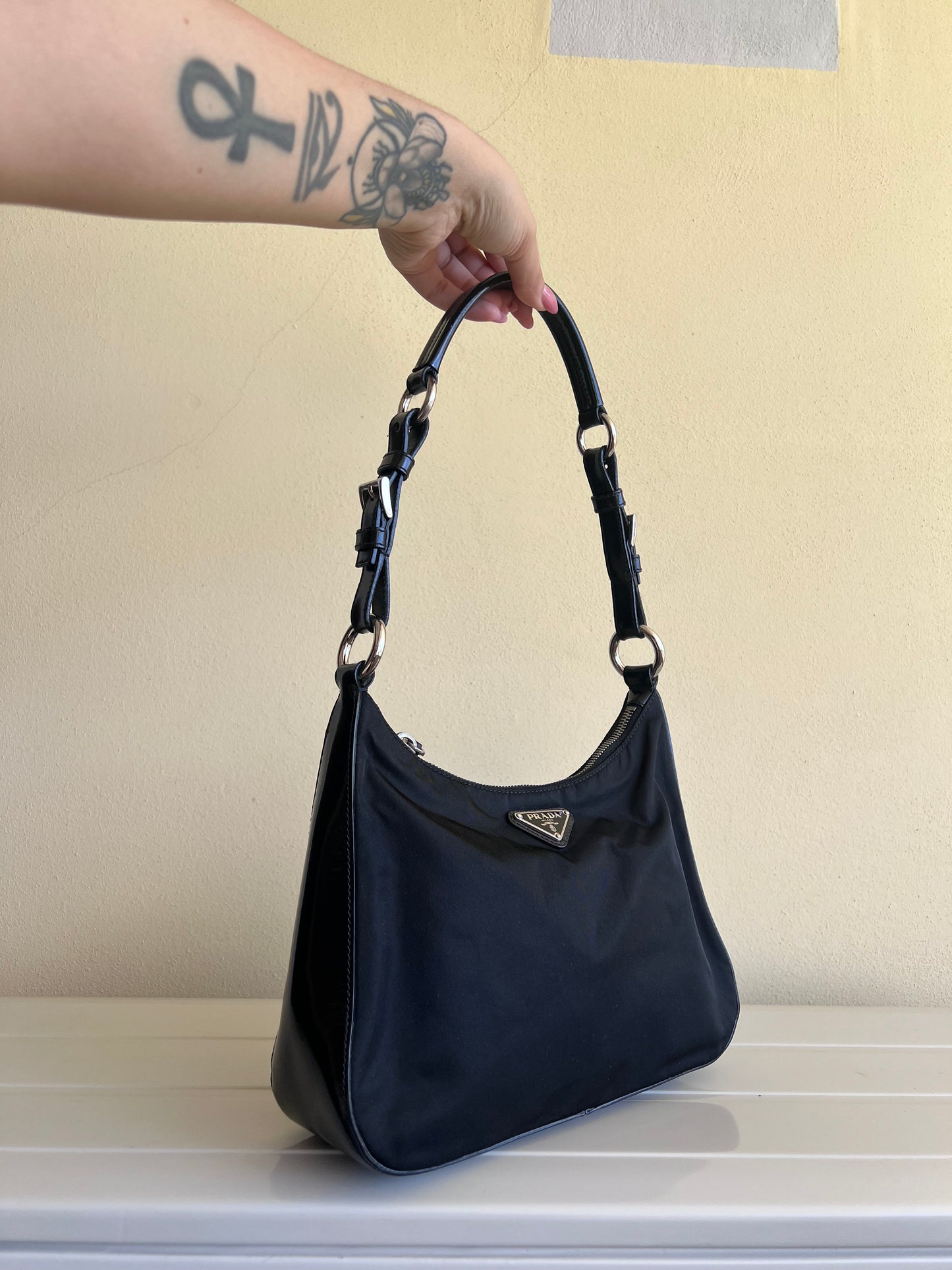 Prada hobo Nylon e Pelle