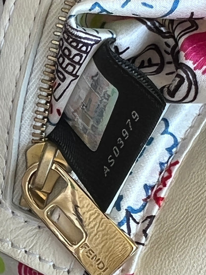 Fendi Baguette Nappa Bianca