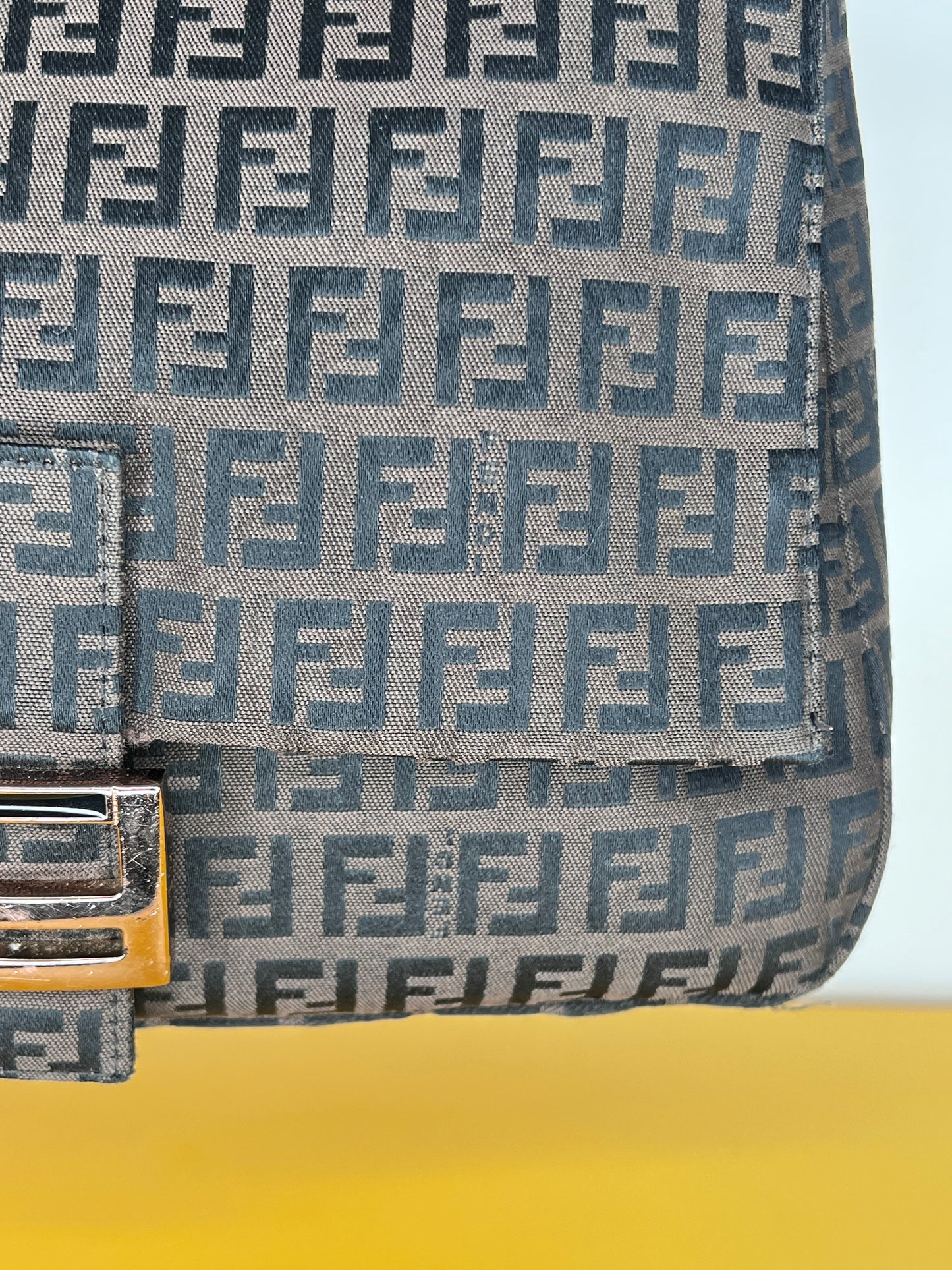 Fendi Mamma Baguette Dark Brown