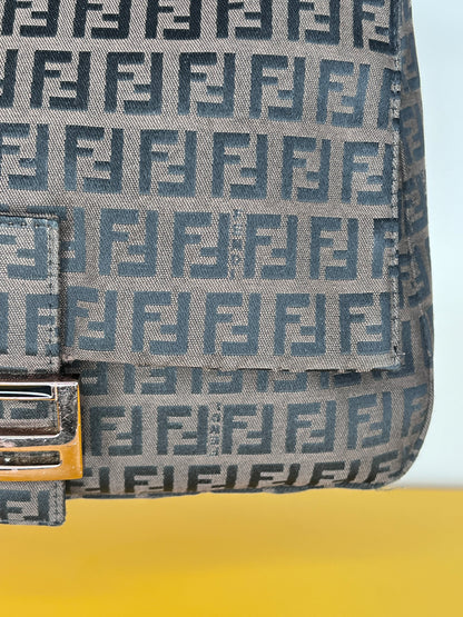 Fendi Mamma Baguette Dark Brown