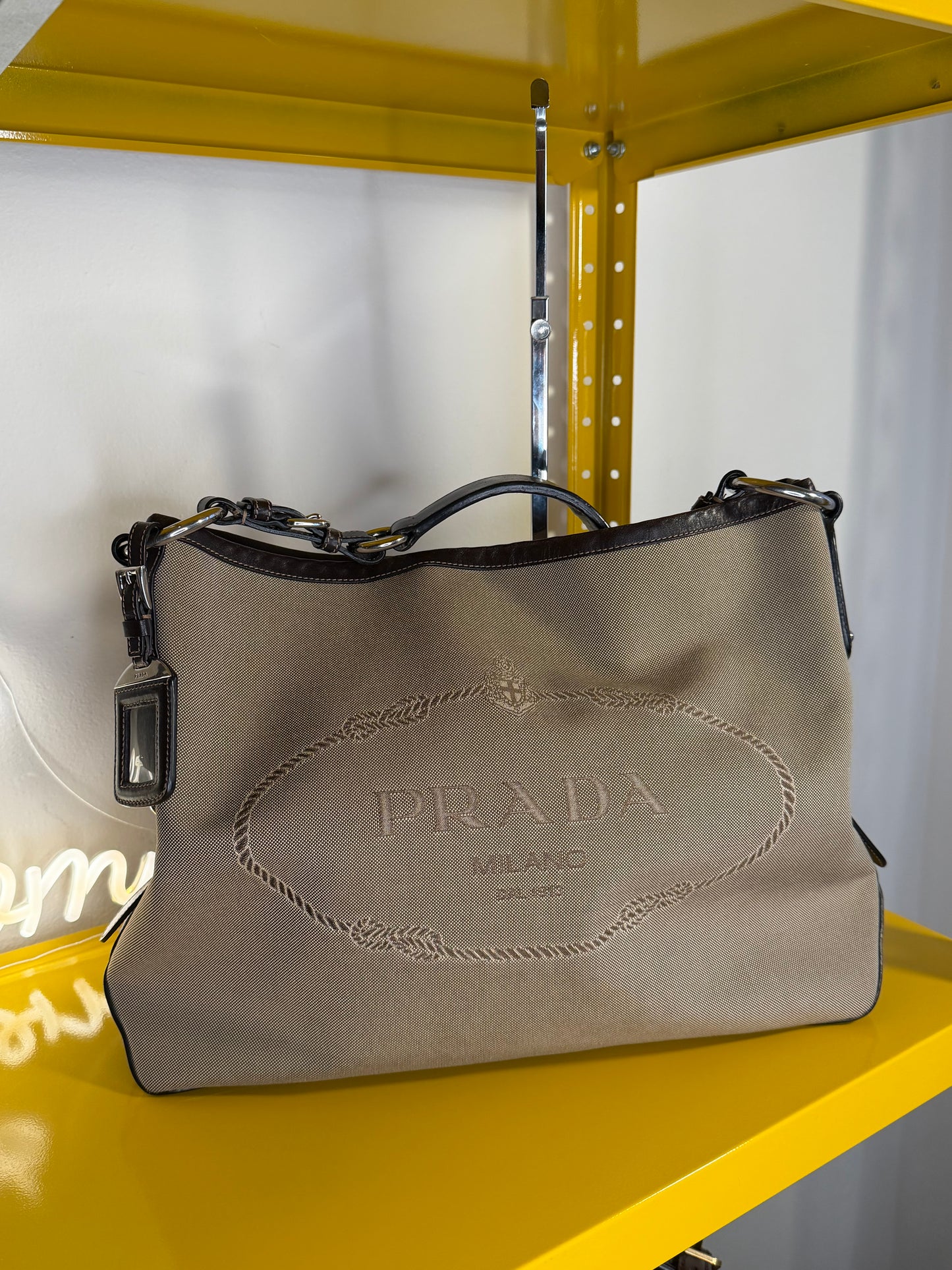 Prada logo Jaquard