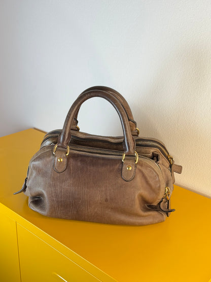 Miu Miu pelle distressed