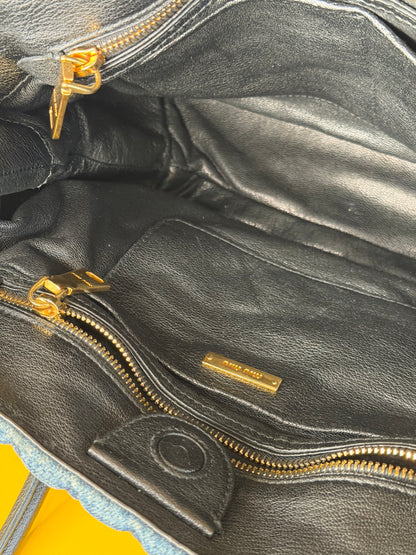 Miu Miu biker denim
