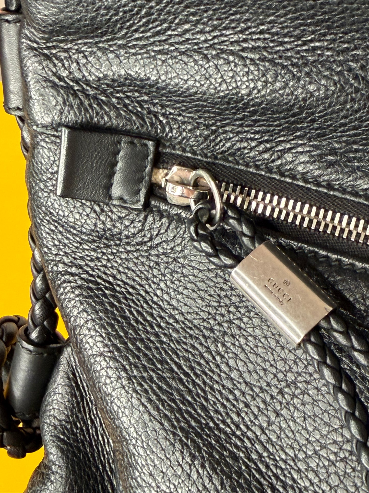 Gucci tracolla interlocking nera