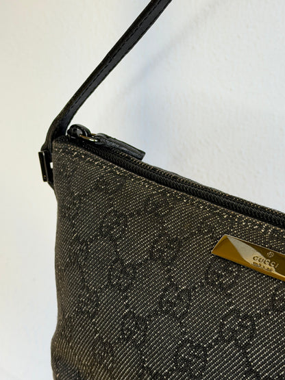 Gucci boat bag grey denim
