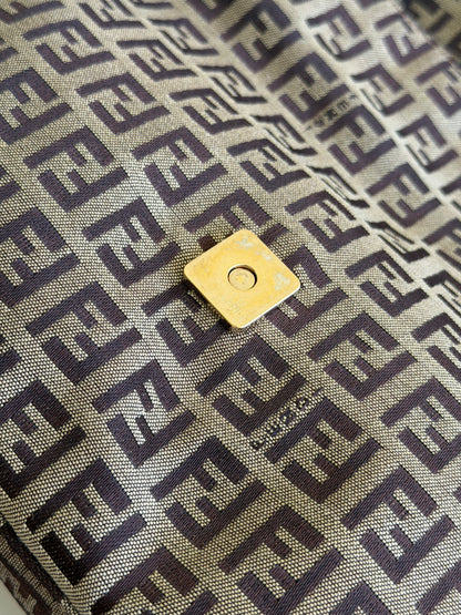 Fendi baguette double flap zucchino