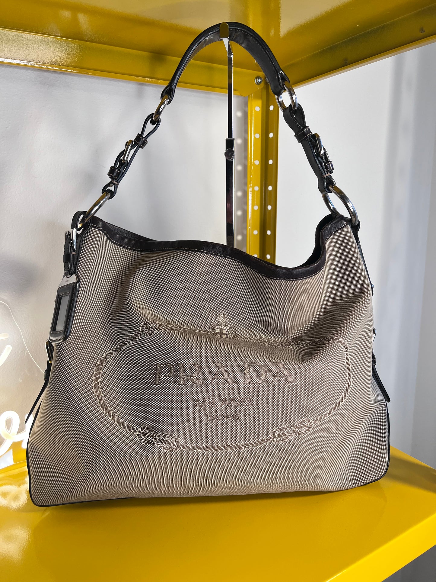 Prada logo Jaquard