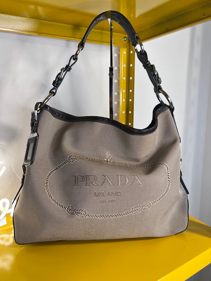 Prada logo Jaquard