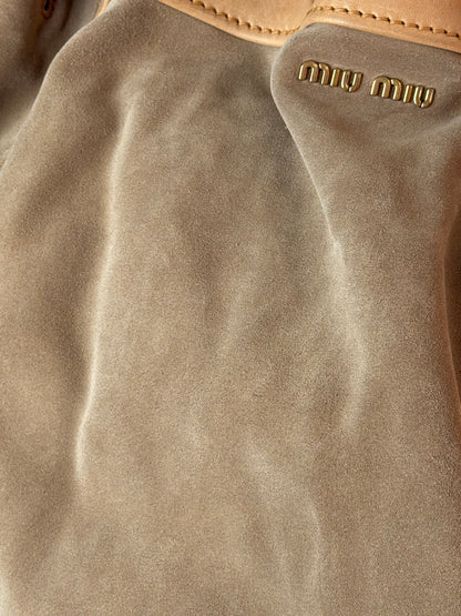 Miu Miu tote suede