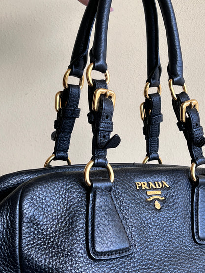 Prada Bowling bag gold hardware
