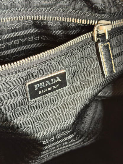 Prada tracolla tessuto/pelle