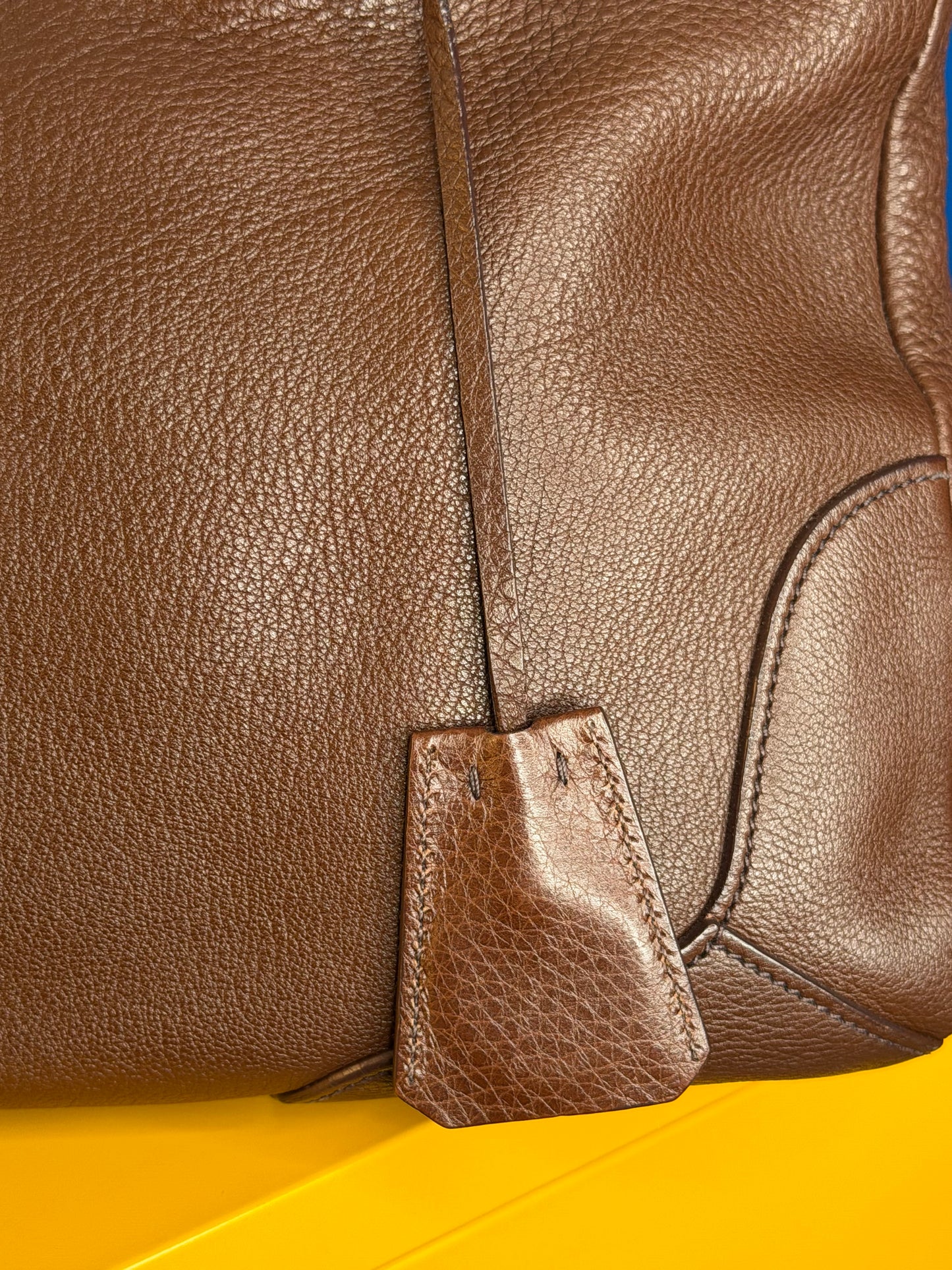 Prada tote chocolate