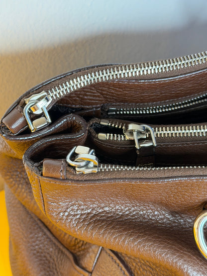Prada tote chocolate