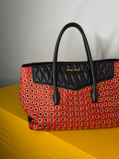Miu Miu biker red