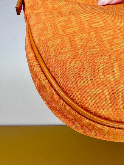 Fendi Pochette Monogram Orange