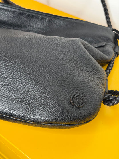 Gucci tracolla interlocking nera