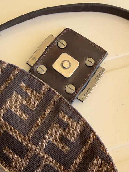 Fendi baguette double flap