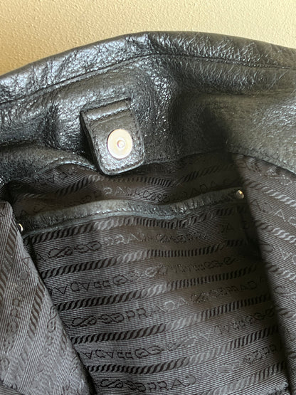 Prada leather chain