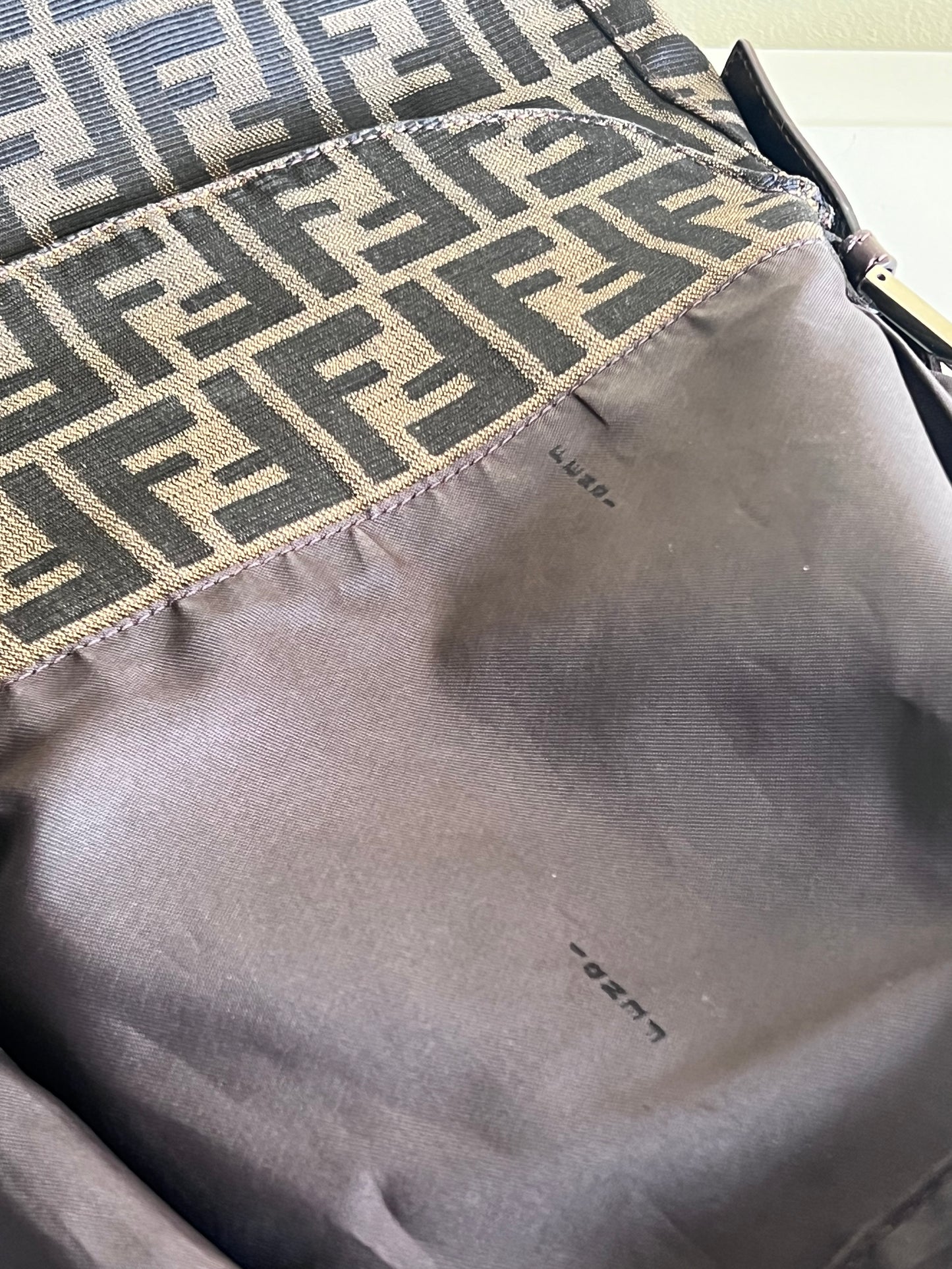 Fendi Mamma Zucca double Flap