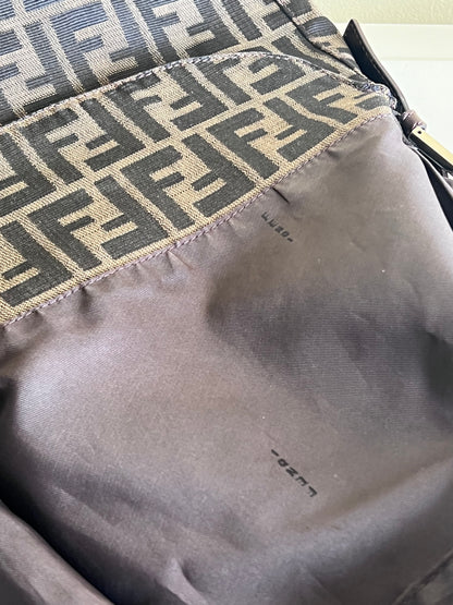Fendi Mamma Zucca double Flap