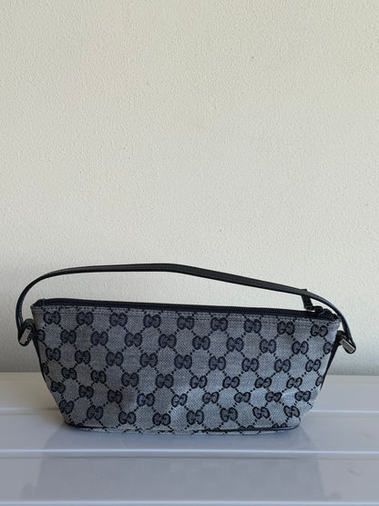 Gucci boat bag grey/black