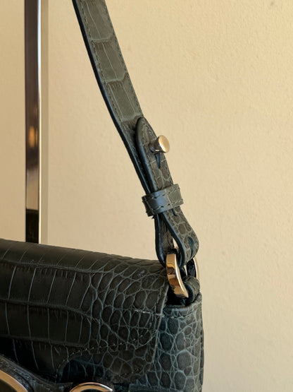 Valentino flat pelle stampa cocco