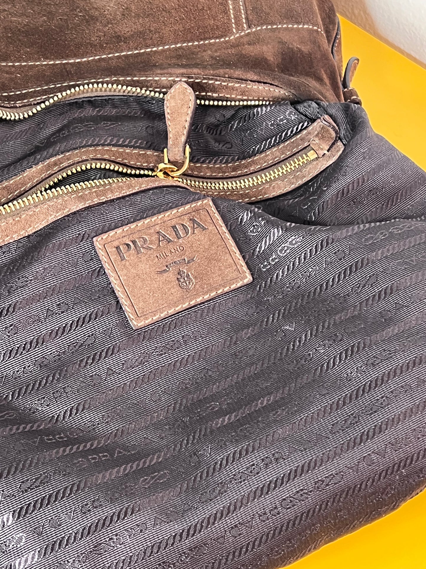 Prada Hobo in suede