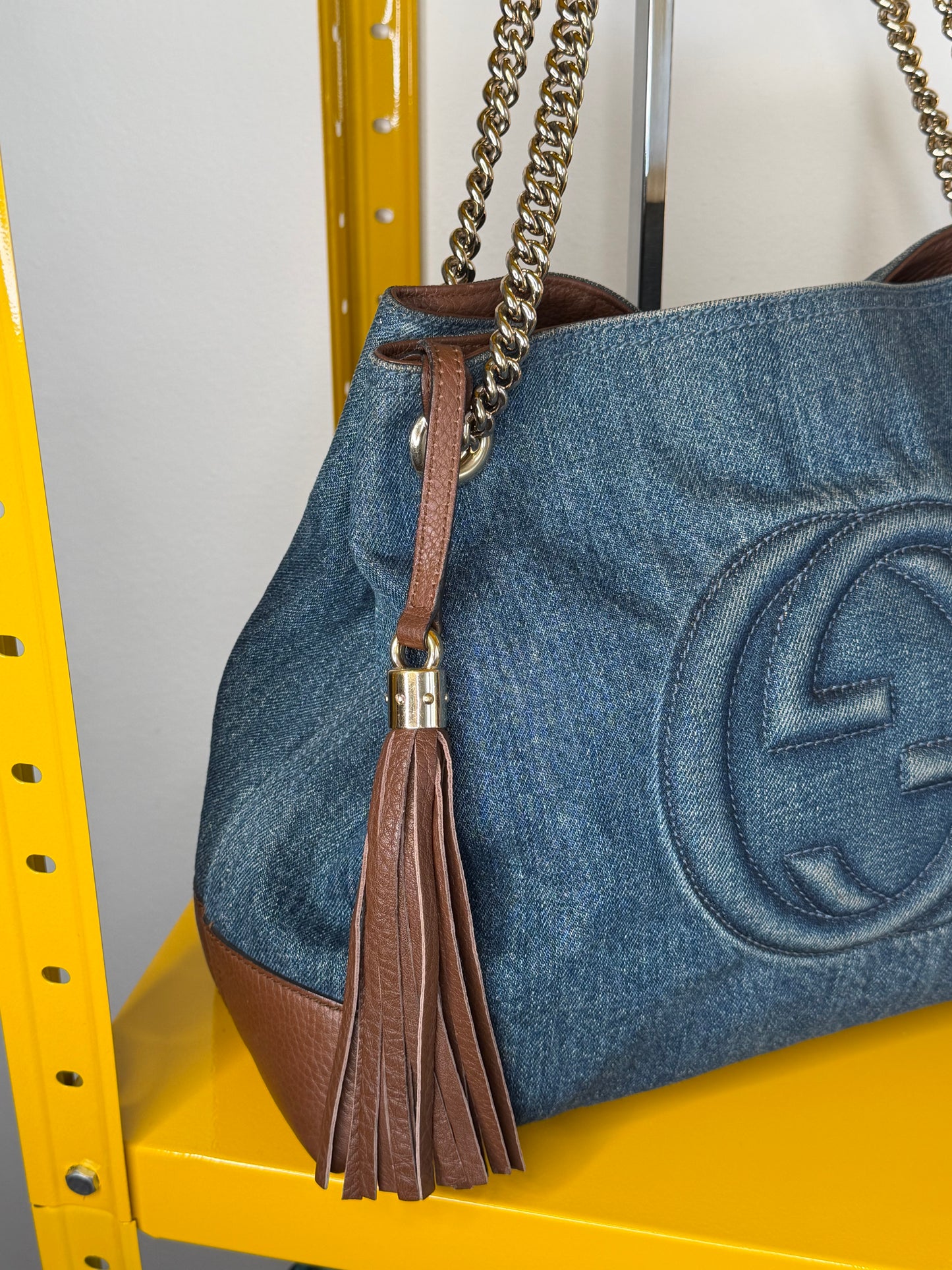 Gucci Soho Chain denim