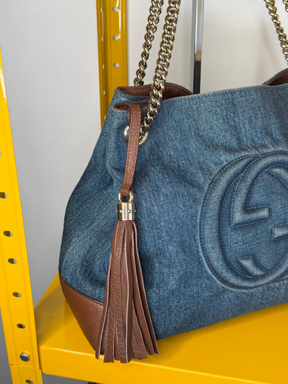Gucci Soho Chain denim