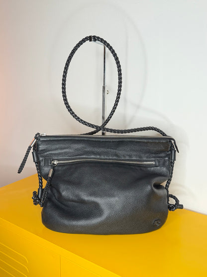 Gucci tracolla interlocking nera