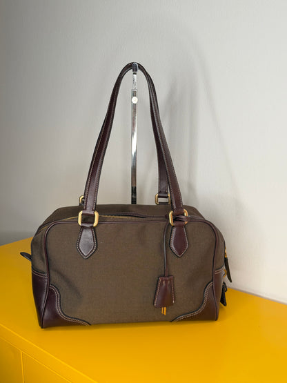 Prada bauletto logo Jaquard