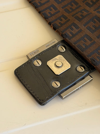 Fendi Mamma Baguette Zucchino Marrone