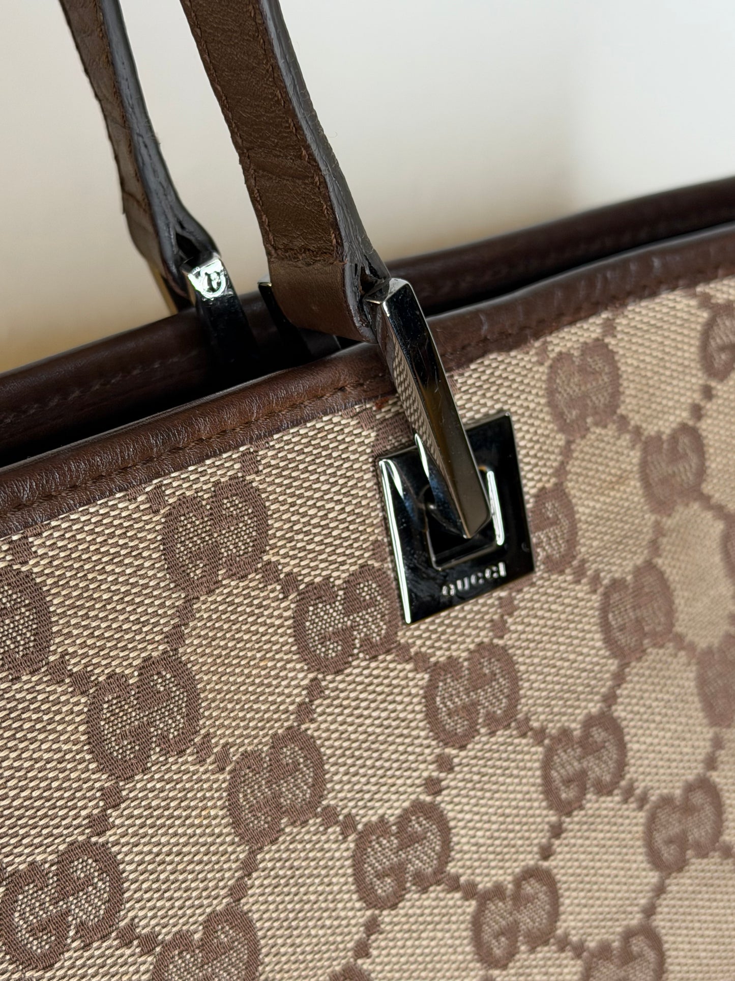 Gucci Tote Canvas GG Beige