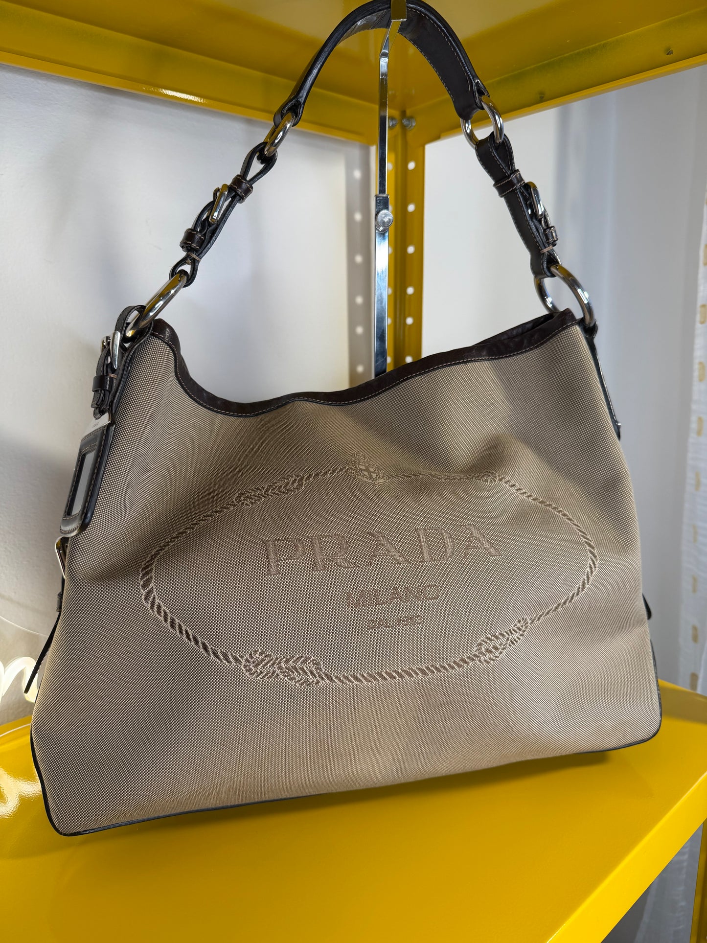 Prada logo Jaquard