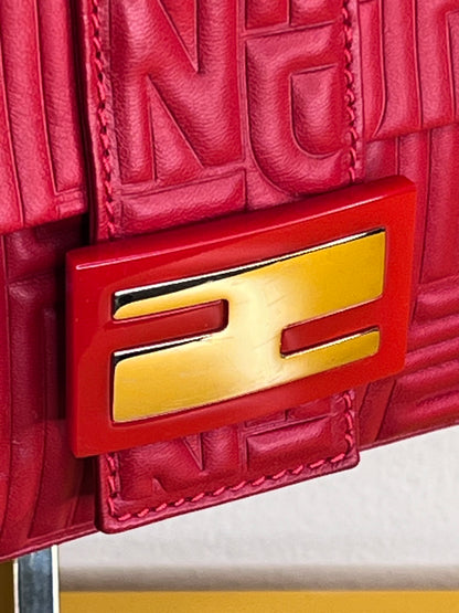 Fendi Baguette rossa