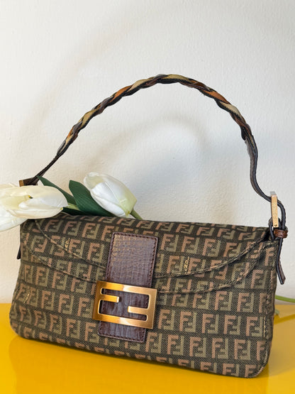 Fendi Baguette Double Flap