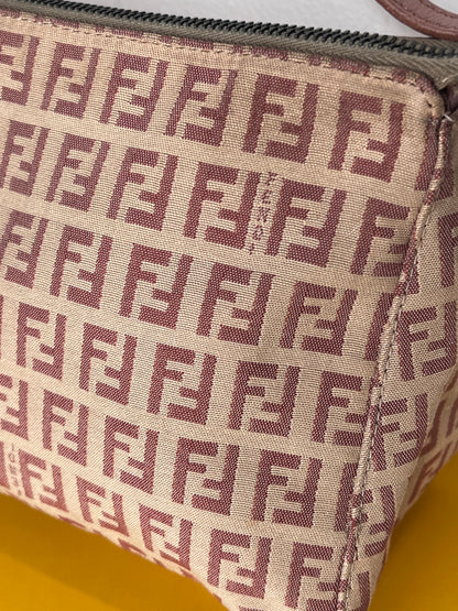 Fendi Mini Baguette Zucchino Rosa