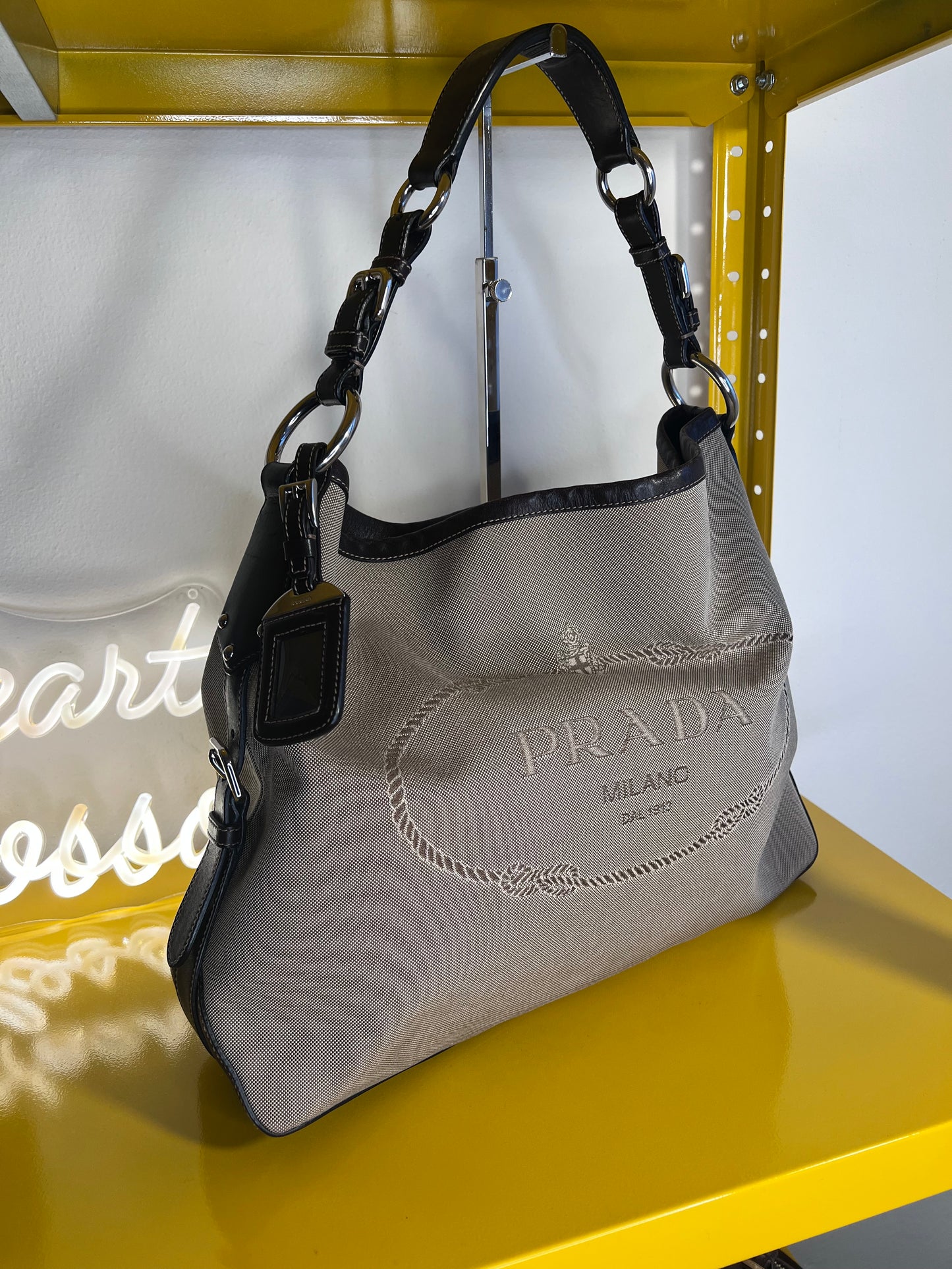 Prada logo Jaquard
