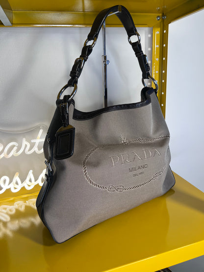 Prada logo Jaquard
