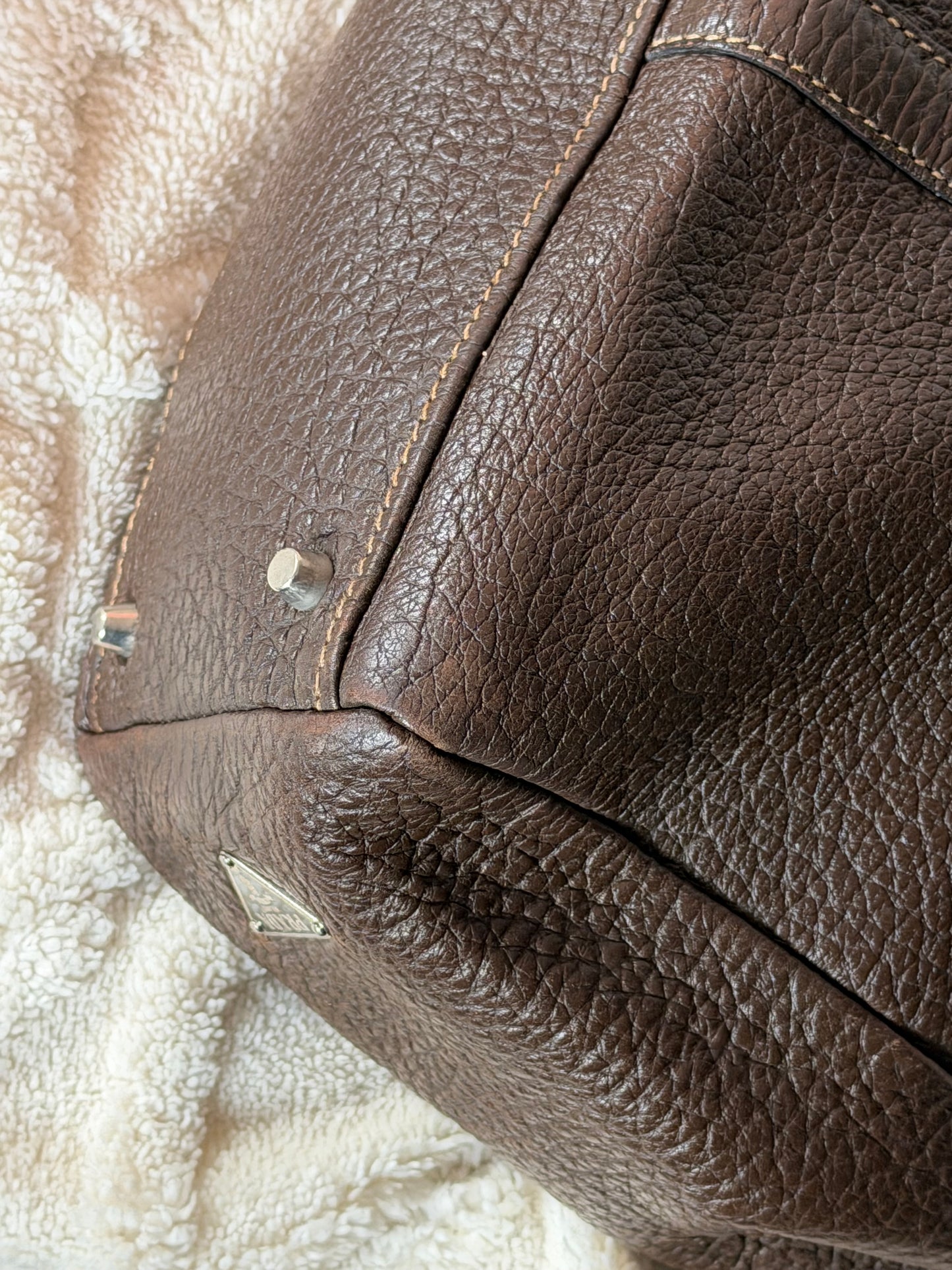 Prada handbag Tote brown