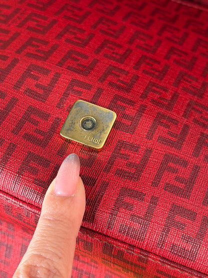 Fendi Mamma tessuto roll red