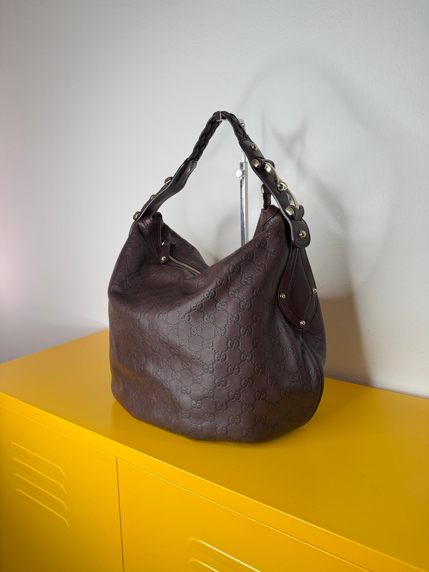 Gucci Hobo pelle marrone
