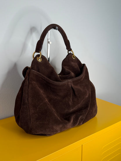 Miu Miu hobo suede