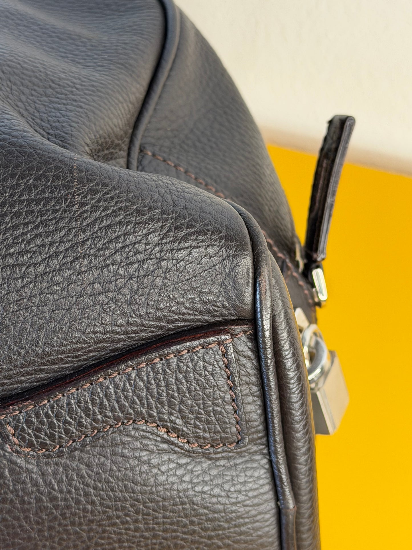 Prada Bauletto logo jaquard