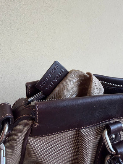 Prada Mini Tote Tessuto Corda