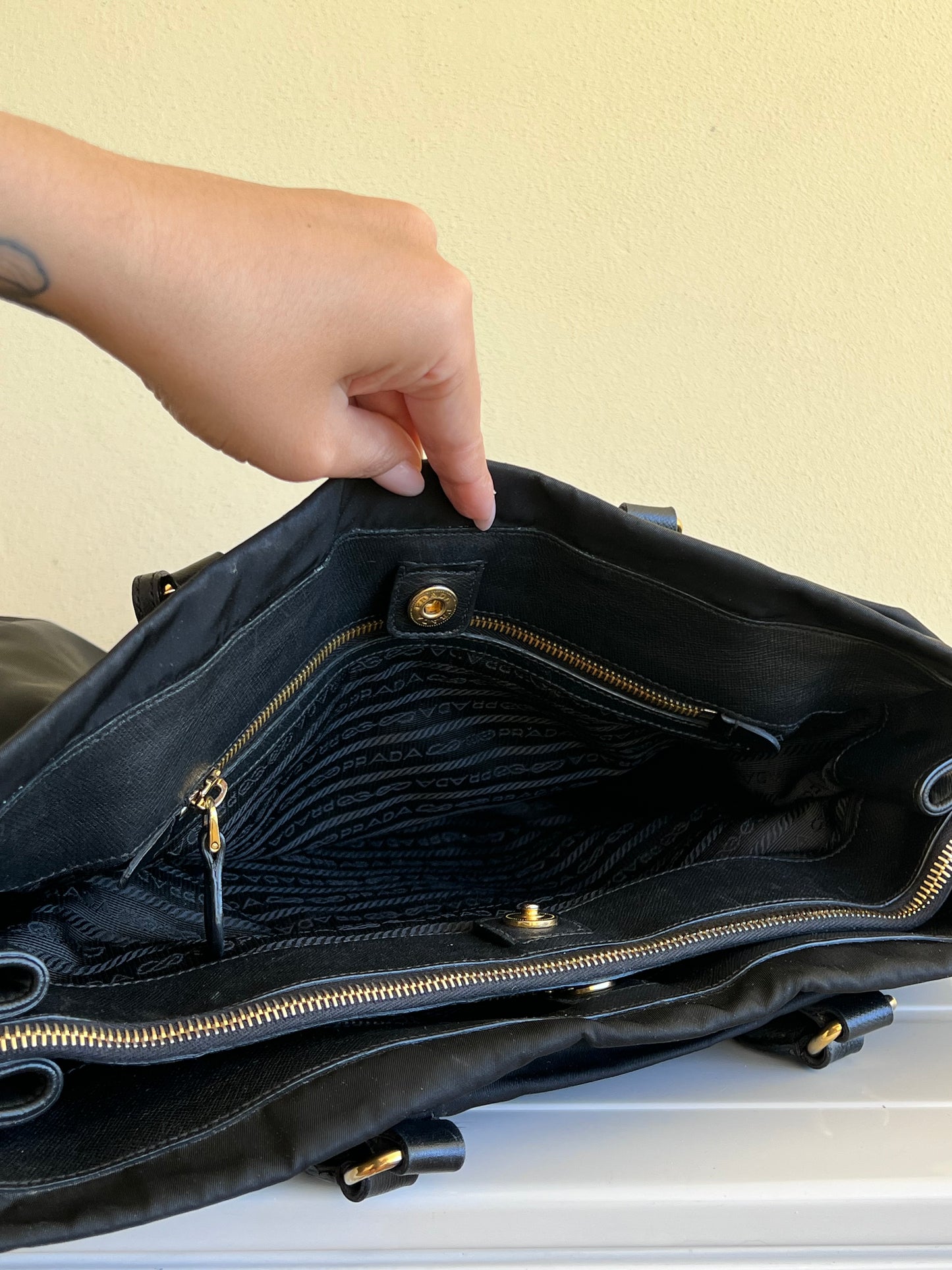 Prada tote nera
